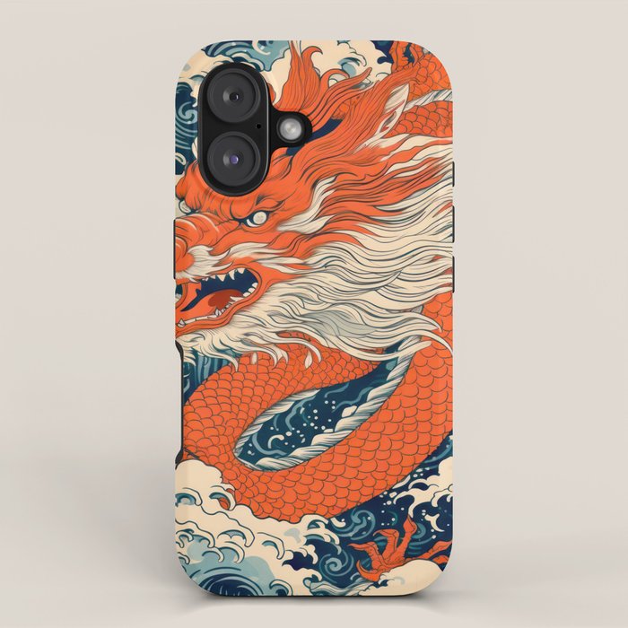 Ocean Storm Dragon iPhone Case Gallery Image 1