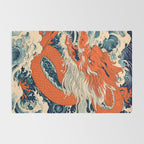 Ocean Storm Dragon Rug Gallery Image 2