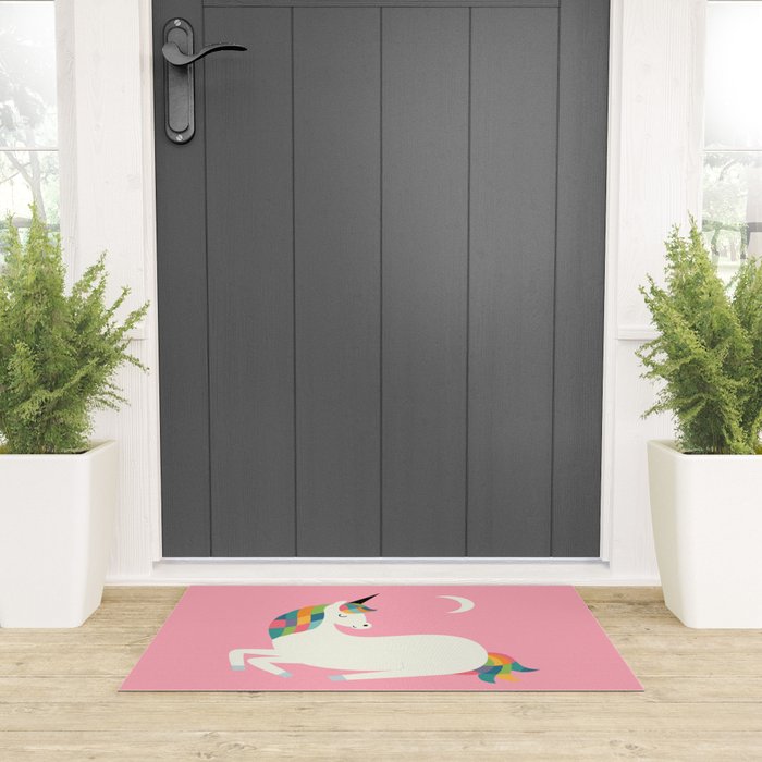 Unicorn Happiness Welcome Mat Gallery Image 3