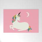 Unicorn Happiness Welcome Mat Gallery Image 1