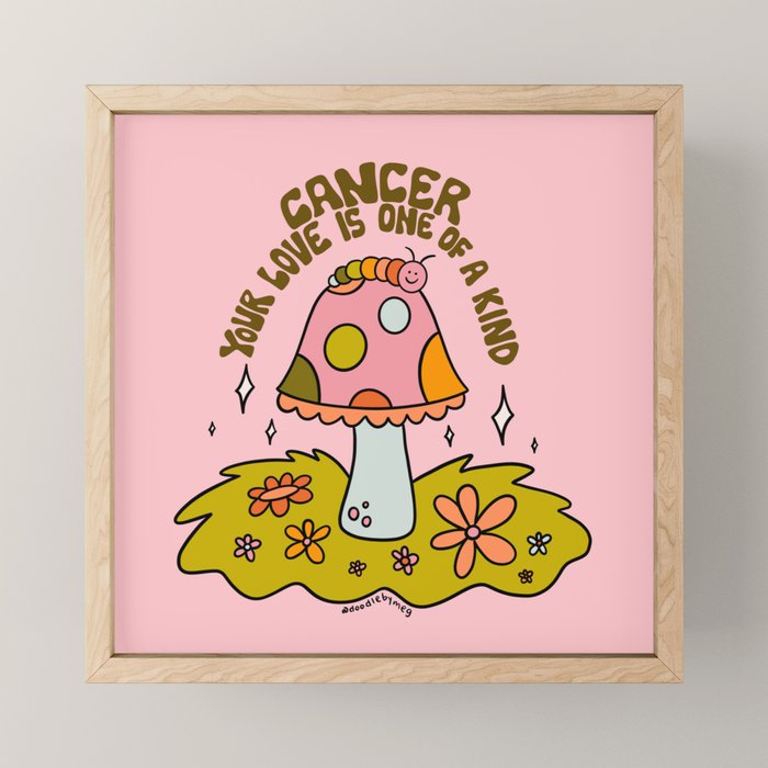 Cancer Caterpillar Mini Art Print Gallery Image 1