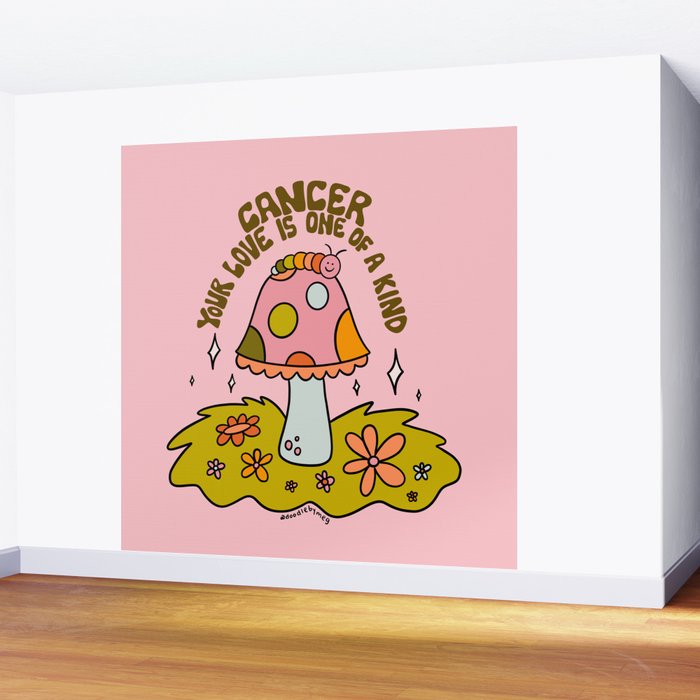 Cancer Caterpillar Wall Mural Gallery Image 2