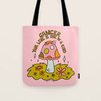 Cancer Caterpillar Tote Bag Gallery Image 1