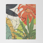 Peaceful Garden Feelings 03 Throw Blanket Gallery Image 2