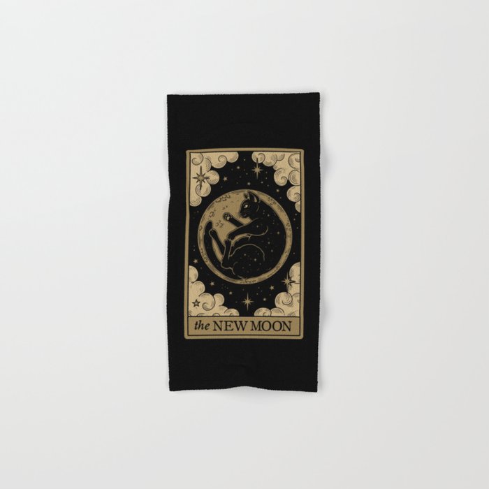 The New Moon - Dark Background Bath Towel Gallery Image 1