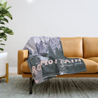 Rocky Mountain National Park Poster, Colorado, USA, Denver, Rocky Mountains, National Parks Throw Blanket Gallery Image 1