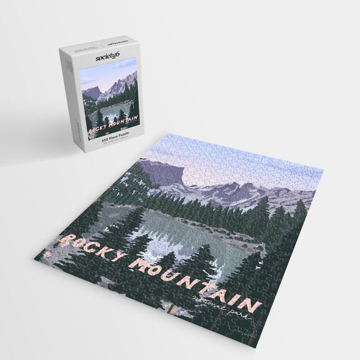 Rocky Mountain National Park Poster, Colorado, USA, Denver, Rocky Mountains, National Parks Jigsaw Puzzle Gallery Image 2