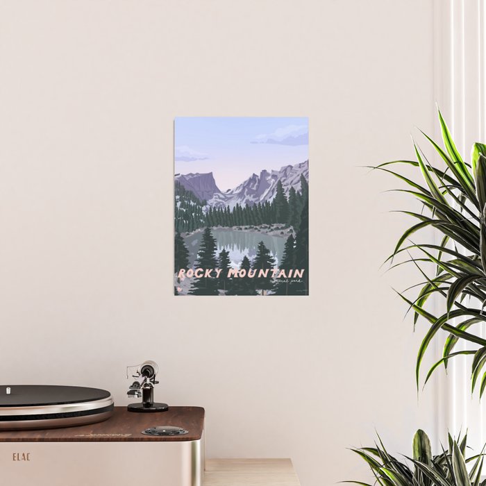Rocky Mountain National Park Poster, Colorado, USA, Denver, Rocky Mountains, National Parks Poster Gallery Image 2