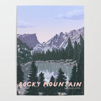 Rocky Mountain National Park Poster, Colorado, USA, Denver, Rocky Mountains, National Parks Poster Gallery Image 4