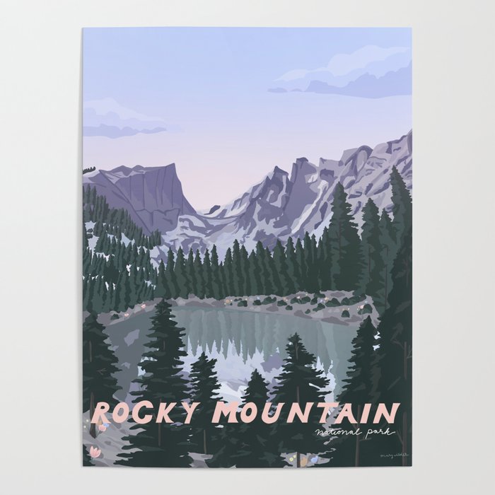 Rocky Mountain National Park Poster, Colorado, USA, Denver, Rocky Mountains, National Parks Poster Gallery Image 4