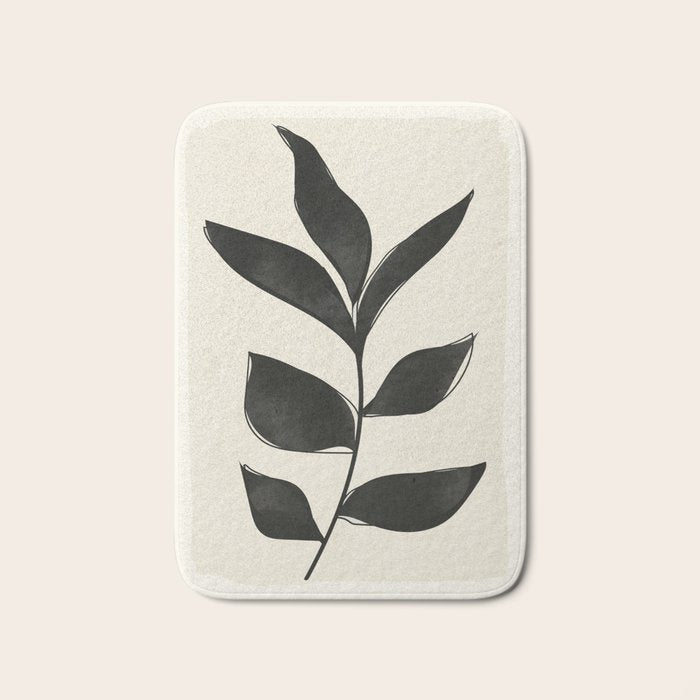 minimal plant 11 Bath Mat Gallery Image 1