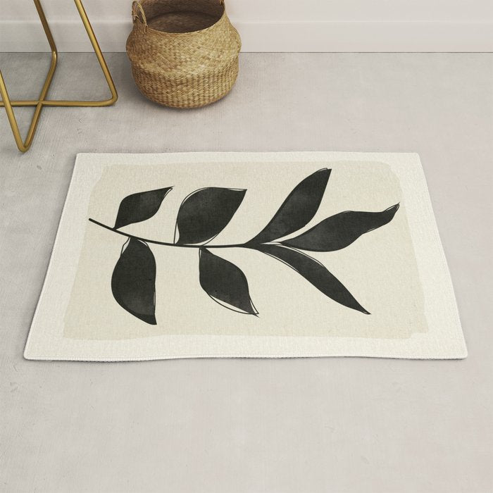 minimal plant 11 Rug Gallery Image 1