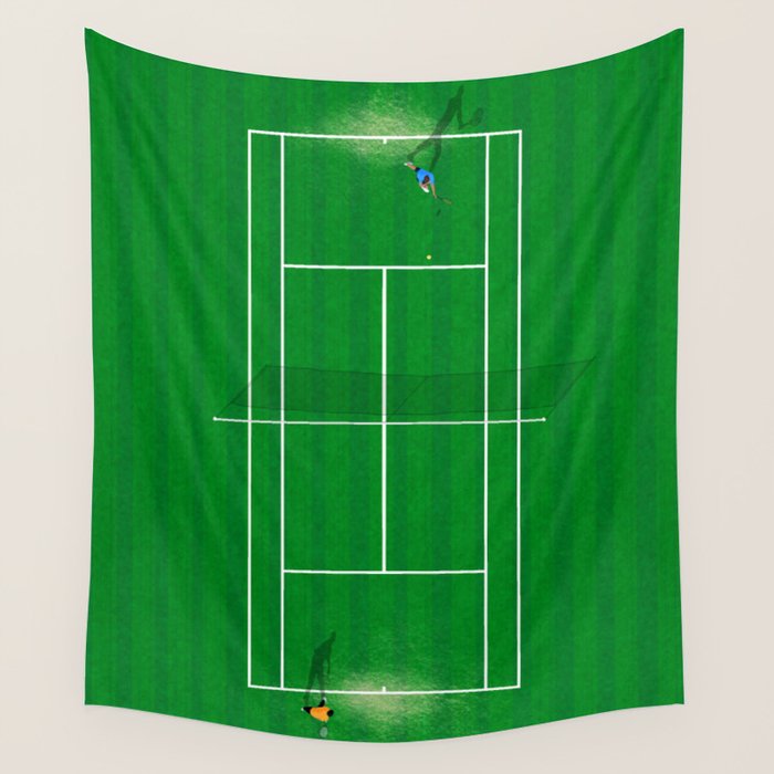 Wimbledon Tennis Championship  Wall Tapestry Gallery Image 1