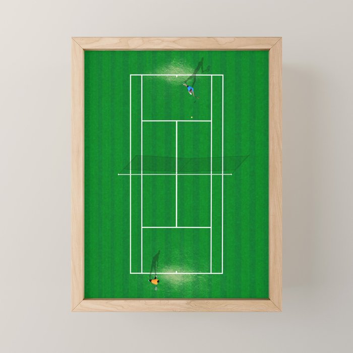 Wimbledon Tennis Championship  Mini Art Print Gallery Image 1