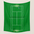 Wimbledon Tennis Championship  Wall Tapestry Gallery Image 4