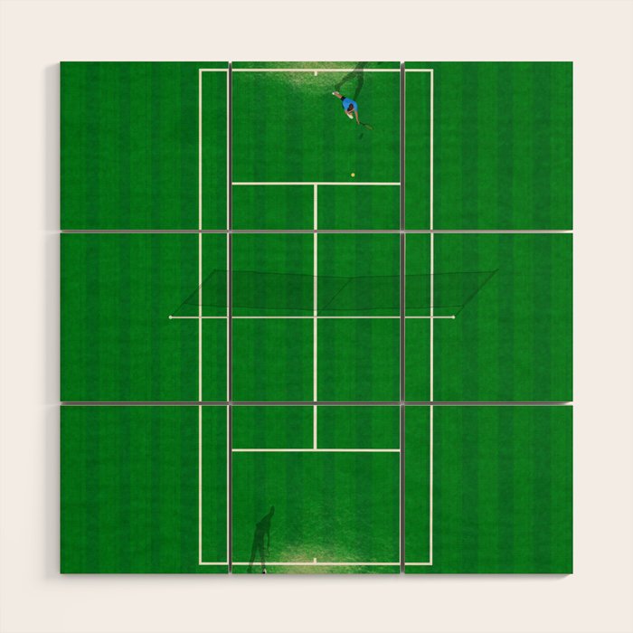Wimbledon Tennis Championship  Wood Wall Art Gallery Image 1