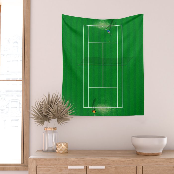 Wimbledon Tennis Championship  Wall Tapestry Gallery Image 2