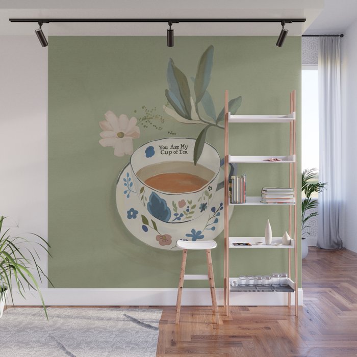 You are My Cup of Tea 2 Wall Mural Gallery Image 1