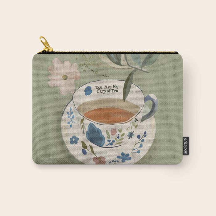 You are My Cup of Tea 2 Carry All Pouch Gallery Image 1