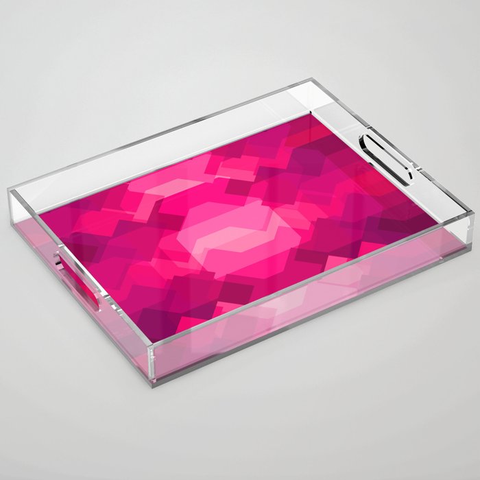 Gemstone - Ruby Acrylic Tray Gallery Image 1
