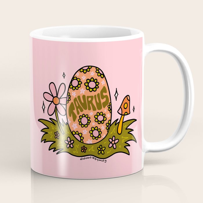 Taurus Easter Egg Coffee Mug Gallery Image 1