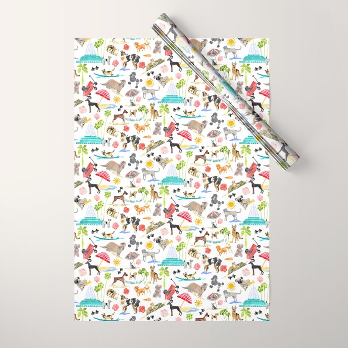 Doggie Days Wrapping Paper Gallery Image 1