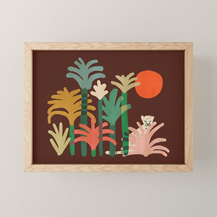 Cheetah Mini Art Print Gallery Image 1