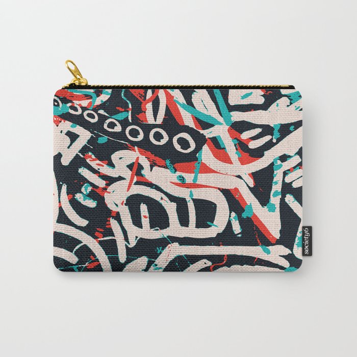 Street Art Pattern Graffiti Post Carry All Pouch Gallery Image 1