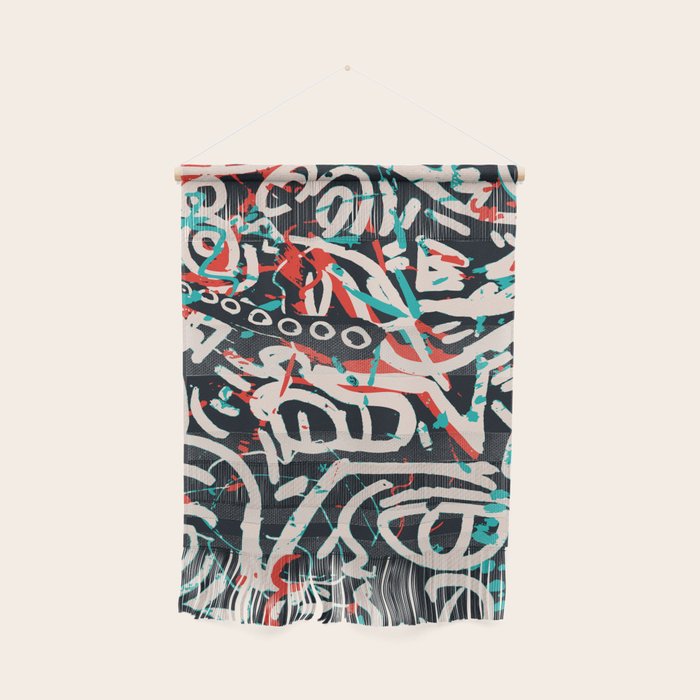 Street Art Pattern Graffiti Post Wall Hanging Gallery Image 1