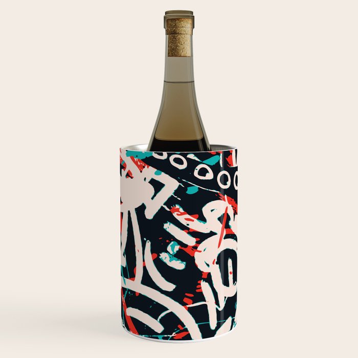Street Art Pattern Graffiti Post Wine Chiller Gallery Image 2