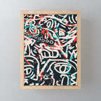 Street Art Pattern Graffiti Post Mini Art Print Gallery Image 1