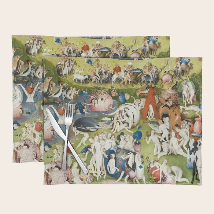 The Garden of Earthly Delights by Hieronymus Bosch Placemat Gallery Image 1