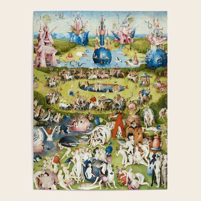 The Garden of Earthly Delights by Hieronymus Bosch Poster Gallery Image 4