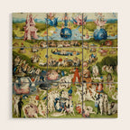 The Garden of Earthly Delights by Hieronymus Bosch Wood Wall Art Gallery Image 1
