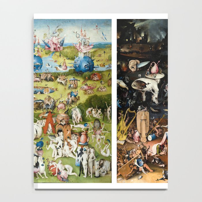 The Garden of Earthly Delights by Hieronymus Bosch Notebook Gallery Image 4