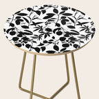 Exotic Passionflower Bold Botanical Silhouettes Side Table Gallery Image 2