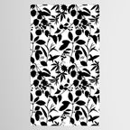 Exotic Passionflower Bold Botanical Silhouettes Tablecloth Gallery Image 2