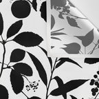 Exotic Passionflower Bold Botanical Silhouettes Wall Tapestry Gallery Image 3