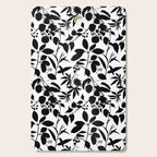 Exotic Passionflower Bold Botanical Silhouettes Cutting Board Gallery Image 1