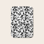 Exotic Passionflower Bold Botanical Silhouettes Bath Mat Gallery Image 1