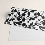 Exotic Passionflower Bold Botanical Silhouettes Wrapping Paper Gallery Image 2