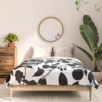 Exotic Passionflower Bold Botanical Silhouettes Comforter Gallery Image 3