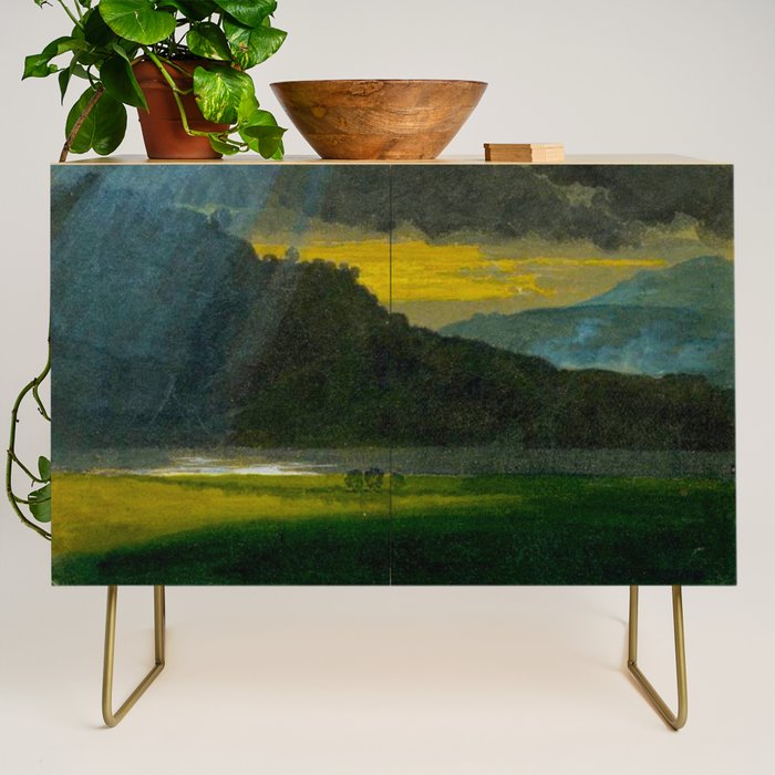 Penny Williams - Stormy Landscape - before 1885 Credenza Gallery Image 1