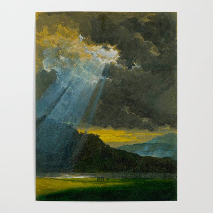 Penny Williams - Stormy Landscape - before 1885 Poster Gallery Image 4