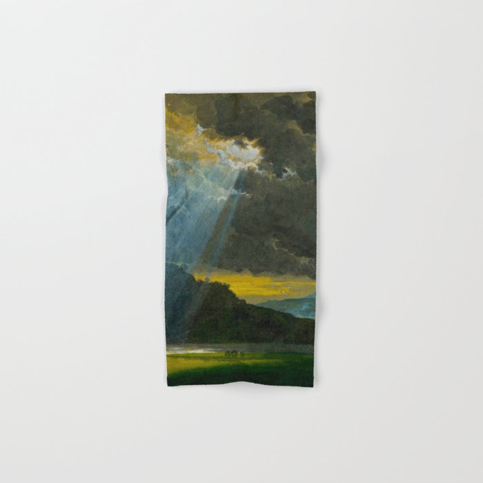 Penny Williams - Stormy Landscape - before 1885 Towels Gallery Image 1
