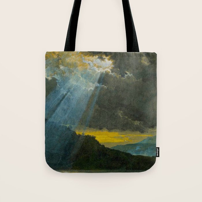 Penny Williams - Stormy Landscape - before 1885 Tote Bag Gallery Image 1