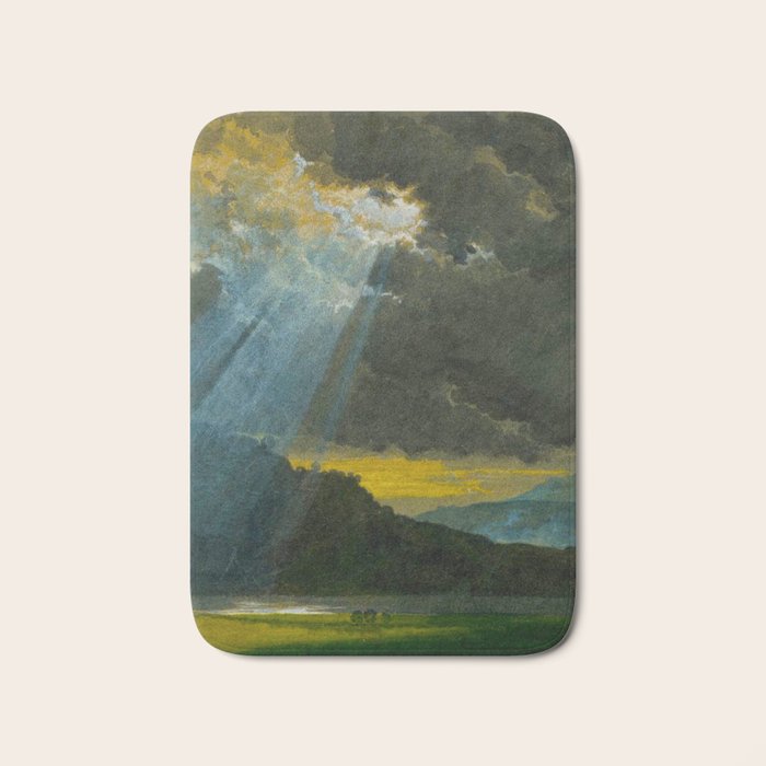 Penny Williams - Stormy Landscape - before 1885 Bath Mat Gallery Image 1