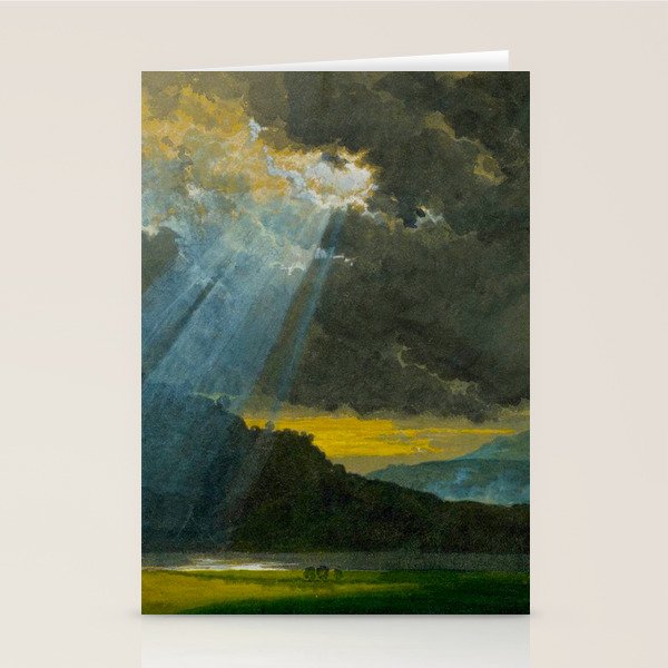 Penny Williams - Stormy Landscape - before 1885 Stationery Card Gallery Image 1