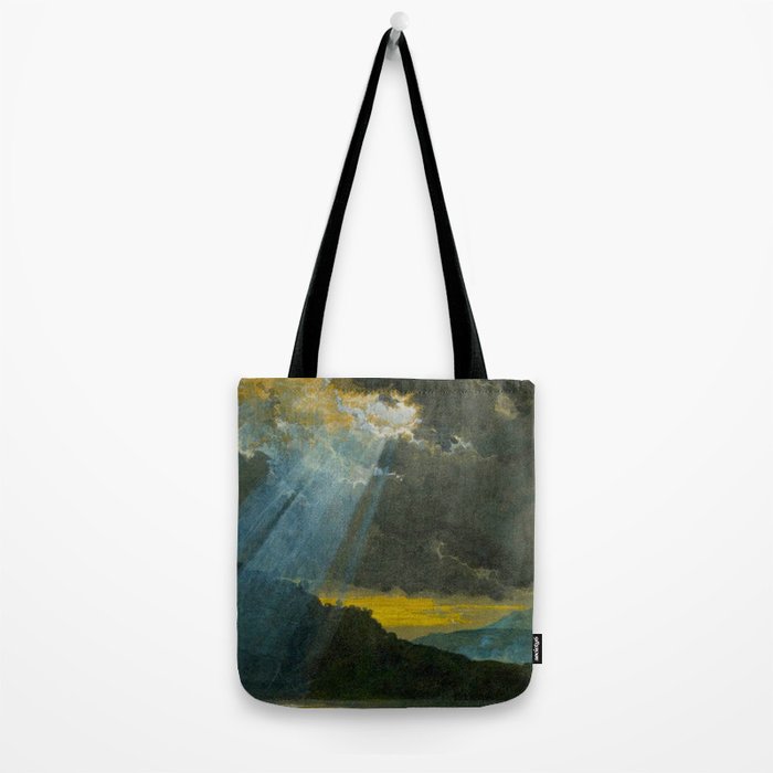 Penny Williams - Stormy Landscape - before 1885 Tote Bag Gallery Image 2
