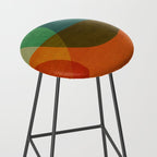 Mid-Century Modern Digital Art Stool Gallery Image 2